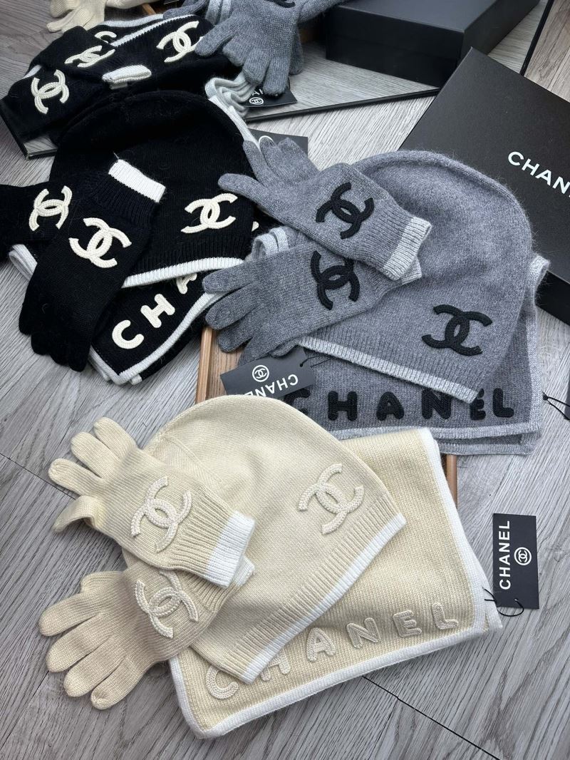 Chanel Caps Scarfs